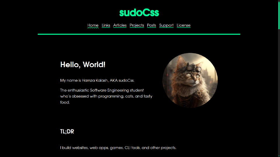 sudoCss website image